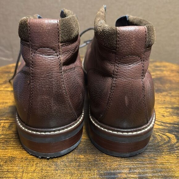 Cole Haan Boots Mens GrandOS Watson Chukka Comfort Brown Leather Lace Up Size 11 - Picture 3 of 9